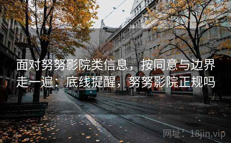 面对努努影院类信息，按同意与边界走一遍：底线提醒，努努影院正规吗