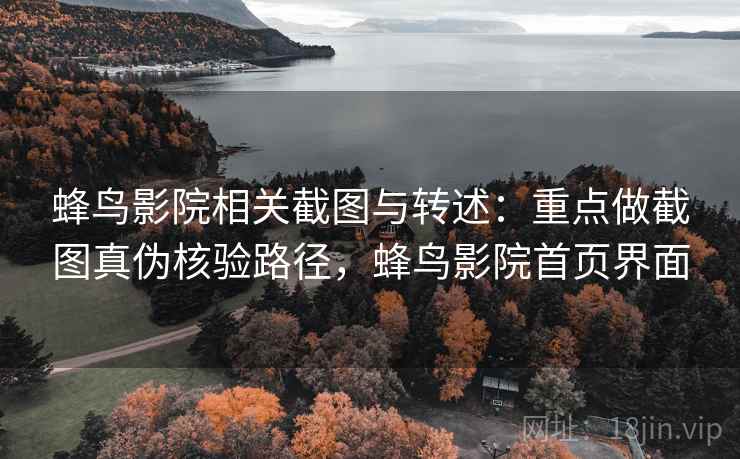 蜂鸟影院相关截图与转述：重点做截图真伪核验路径，蜂鸟影院首页界面