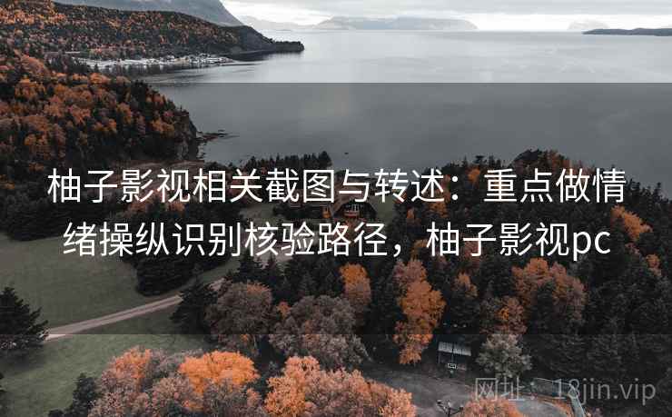 柚子影视相关截图与转述：重点做情绪操纵识别核验路径，柚子影视pc