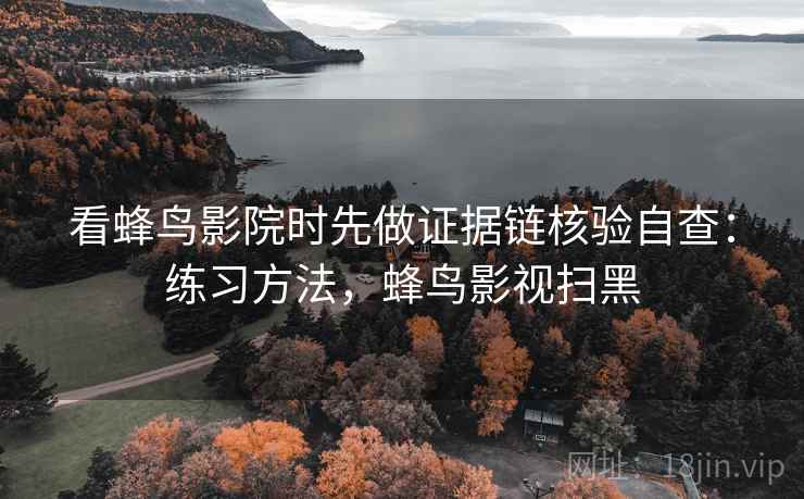 看蜂鸟影院时先做证据链核验自查：练习方法，蜂鸟影视扫黑