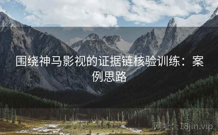 围绕神马影视的证据链核验训练：案例思路